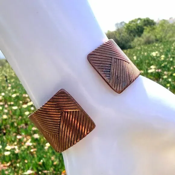 Vintage Copper Cuff Bracelet - Picture 5 of 10